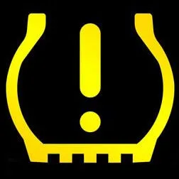 Dashboard TPMS warning icon